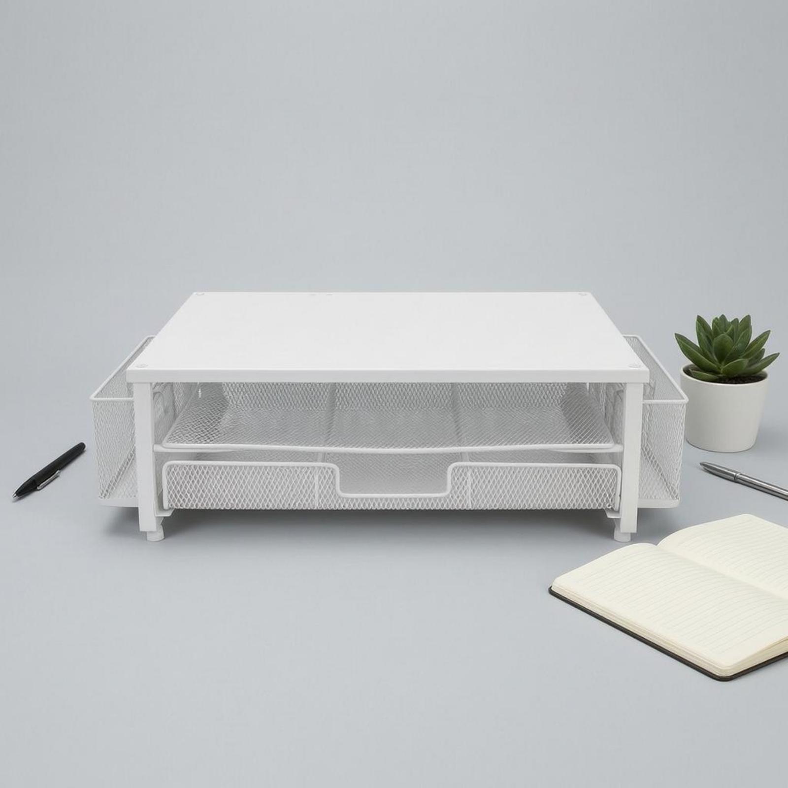 Monitor Riser Stand - Monitors Stand Riser Organizer Mesh Display