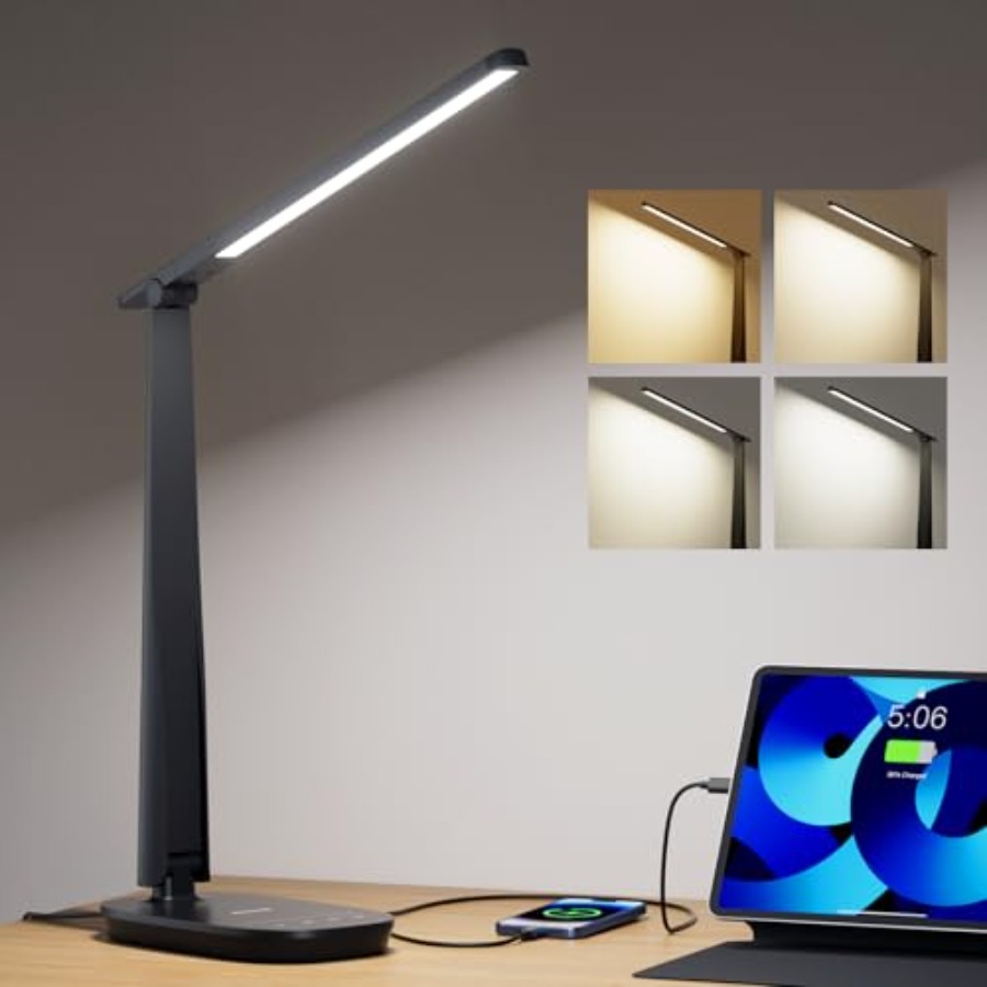 Home Office Desk - LED Desk Lamp for Home Office,