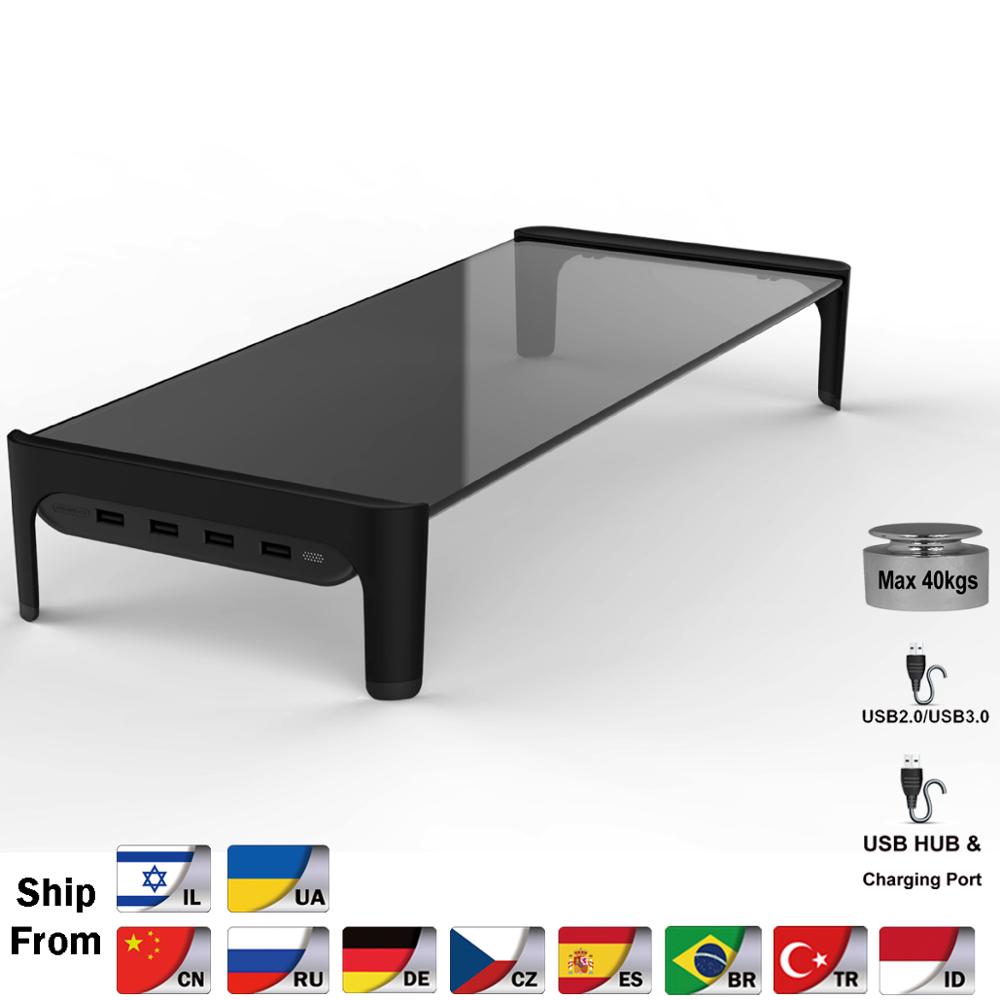 Monitor Riser Stand - Desktop Monitor Notebook Laptop Stand Space