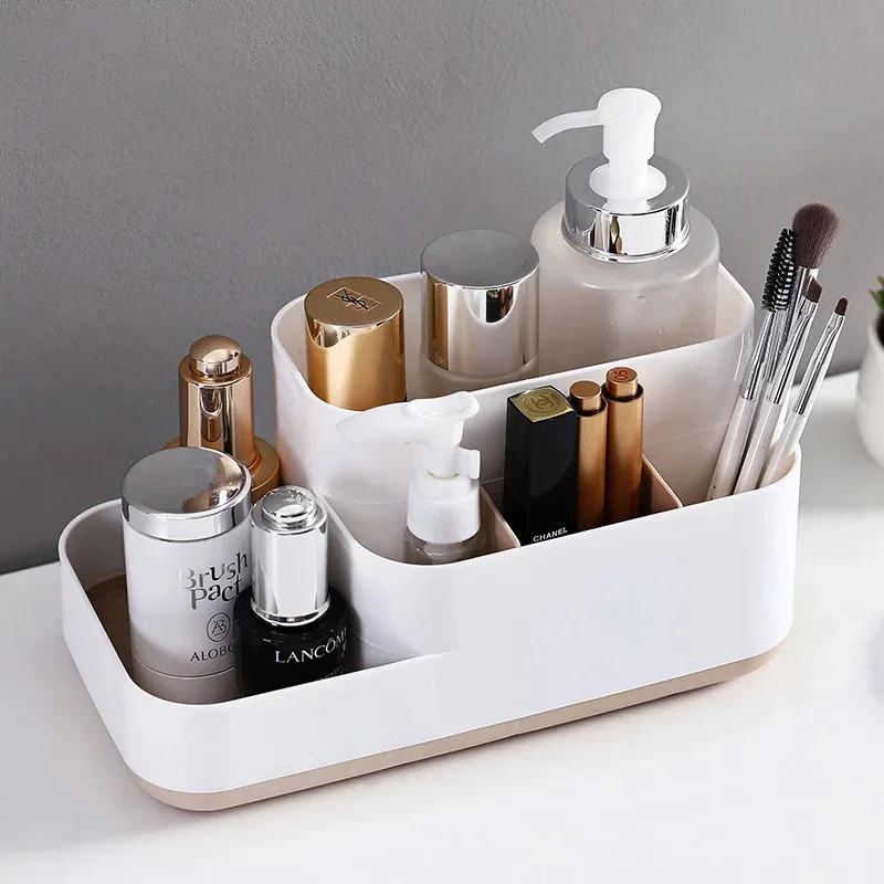 Home Office Desk With Drawers - All-in-One Makeup Storage Box with Drawers