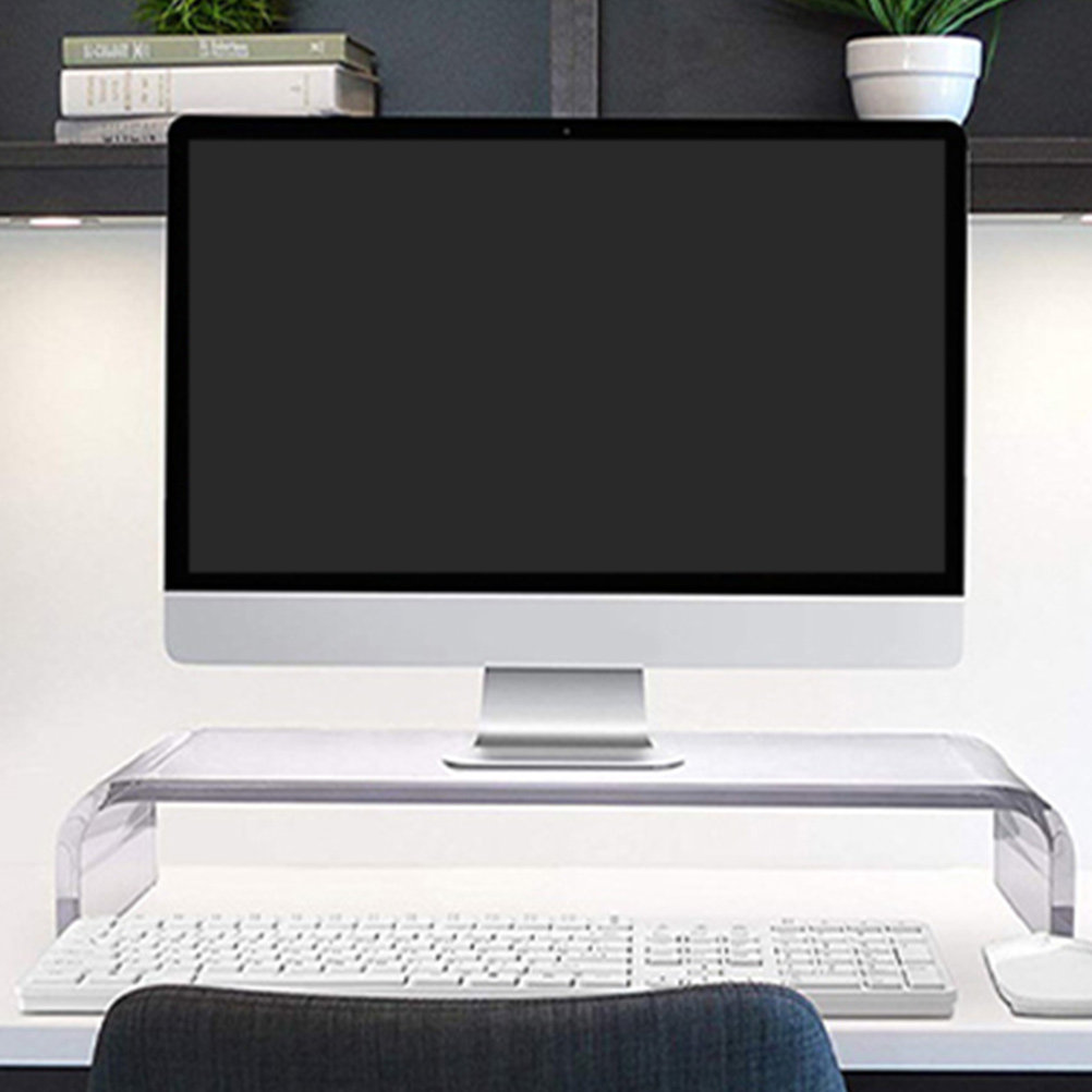 Monitor Riser Stand - Premium Acrylic Monitor Stand Riser for