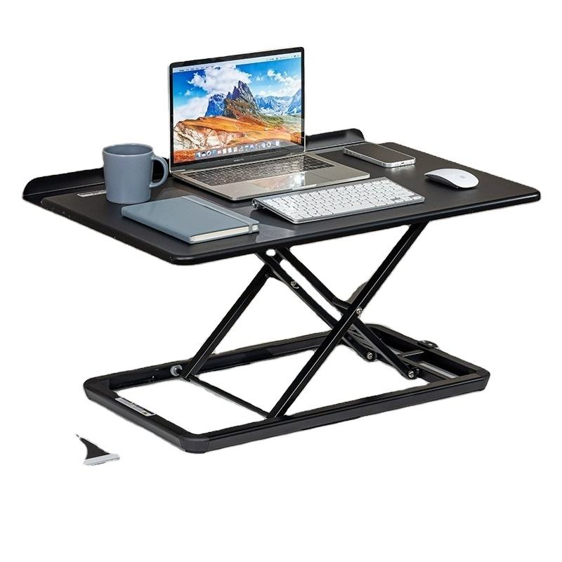 Monitor Riser Stand - Pneumatic Height Adjustable Standing Desk Riser