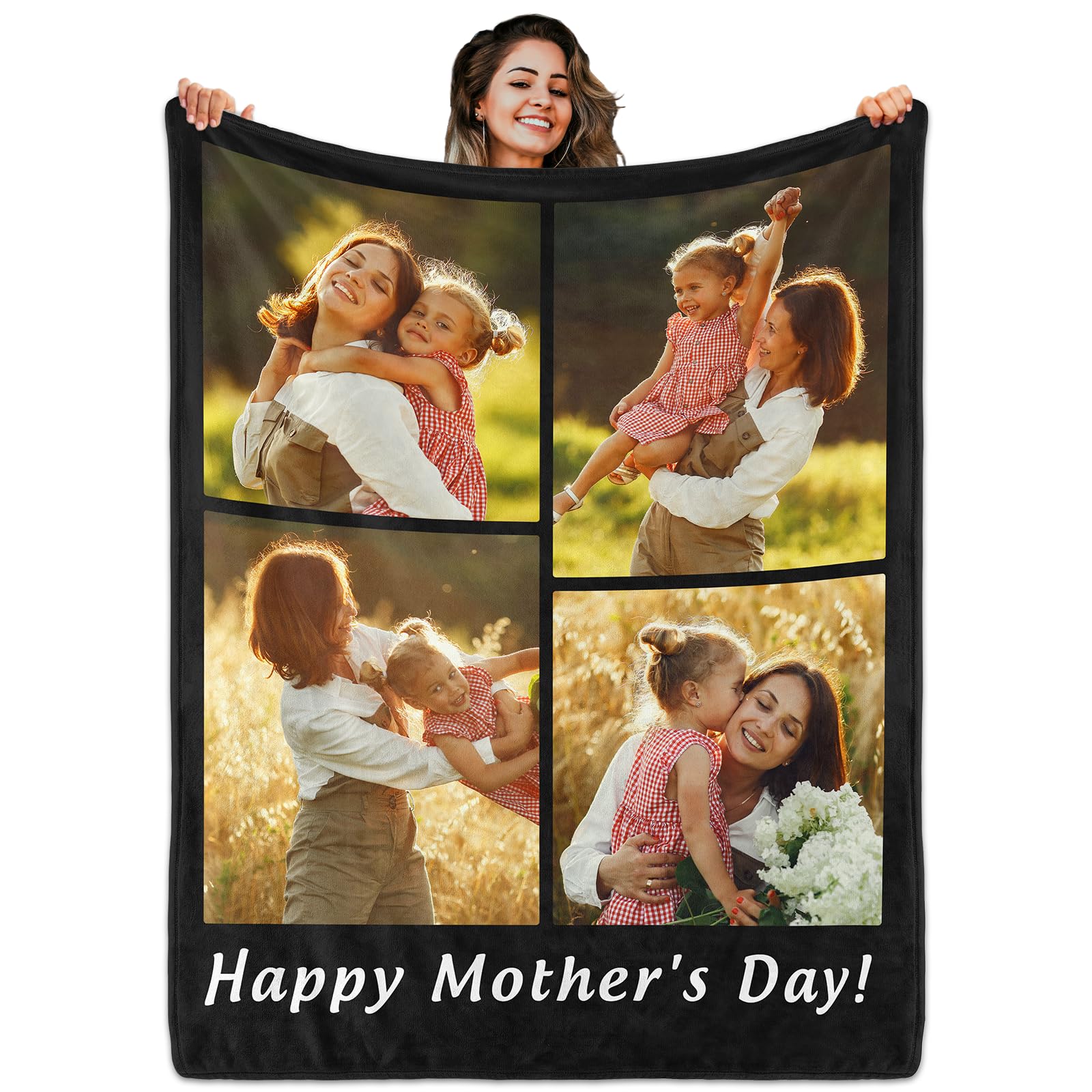 Home Office Logo - Personalized Custom Flannel Blanket Customized Photo/Logo
