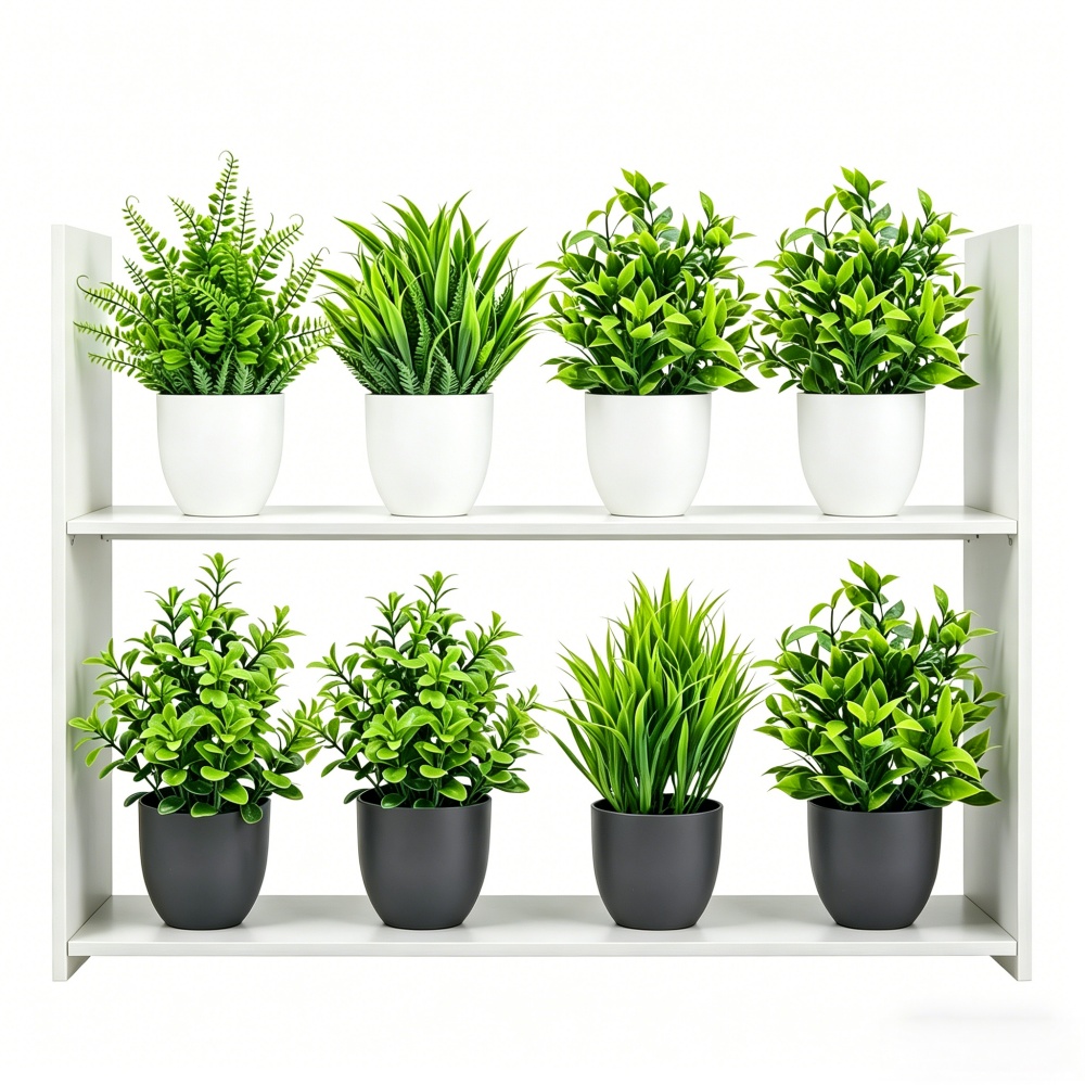 Plant Desk Mini - 4pcs/set Mini Artificial Plants Potted Indoor