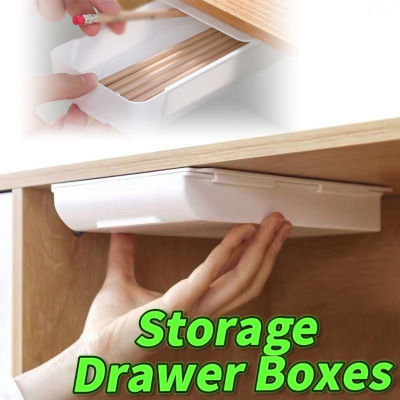 Home Office Desk With Drawers - Self Adhesive Storage Drawer Box Makeup