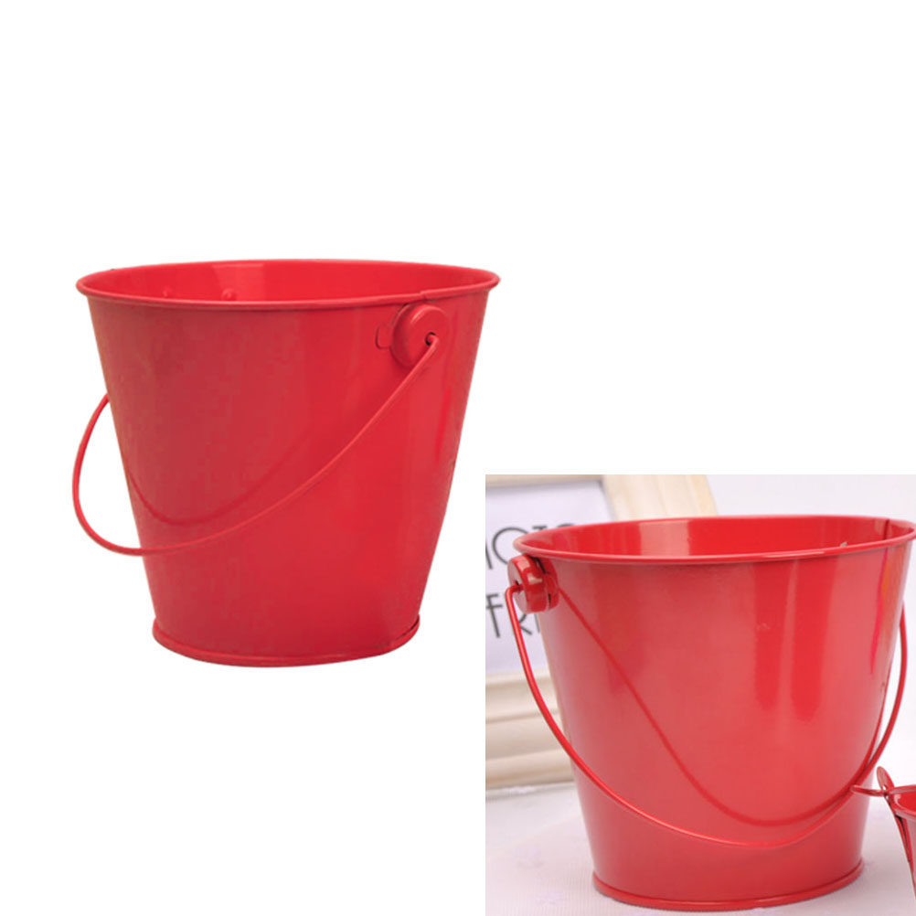 6Pcs Mini Metal Bucket Tin Pai - Plant Desk Mini recension och pris
