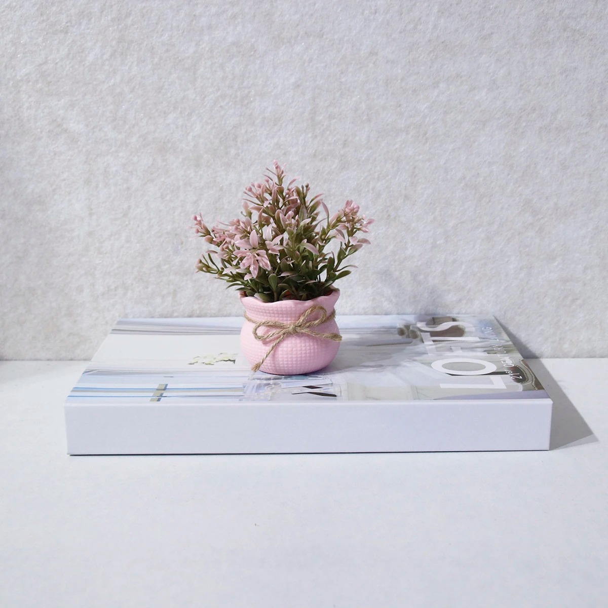 Mini Artificial Pink Series Fl - Plant Desk Mini recension och pris