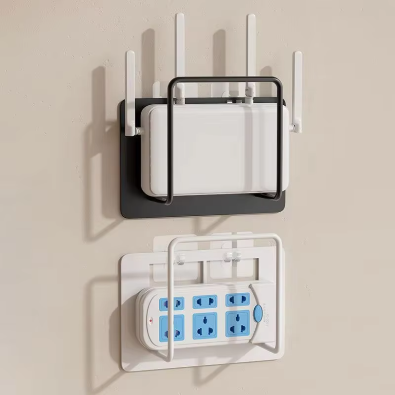 Wall Mount Router Stand Rack w - Cable Management Box recension och pris