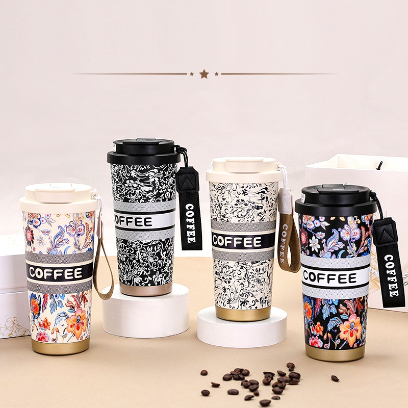 Steel Vacuum Straw Coffee Cup  - Home Office Hours recension och pris