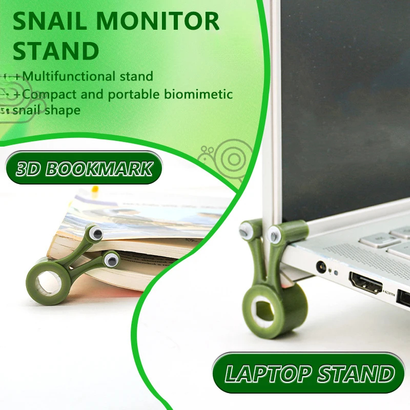 Cute and Quirky Snail-Shaped D - Monitor Riser Stand recension och pris