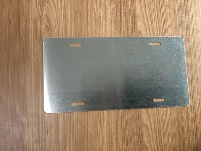license plate sign marked 