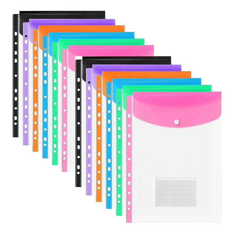 ABRI-A4 Plastic Wallets, 24 Pa - Home Office Travel Document recension och pris