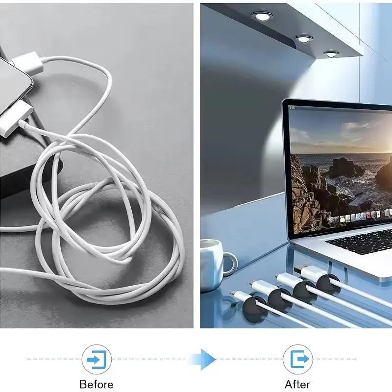 5/50Pcs Cable Clip Winder Orga - Cable Management Box recension och pris