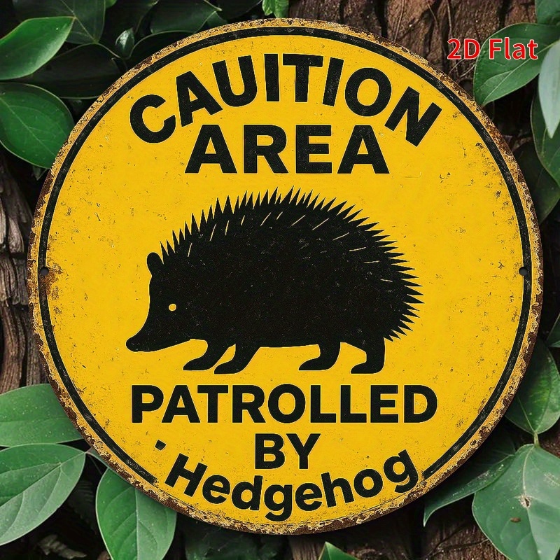 Vintage Rustic Hedgehog Patrol - Home Office Ideas recension och pris