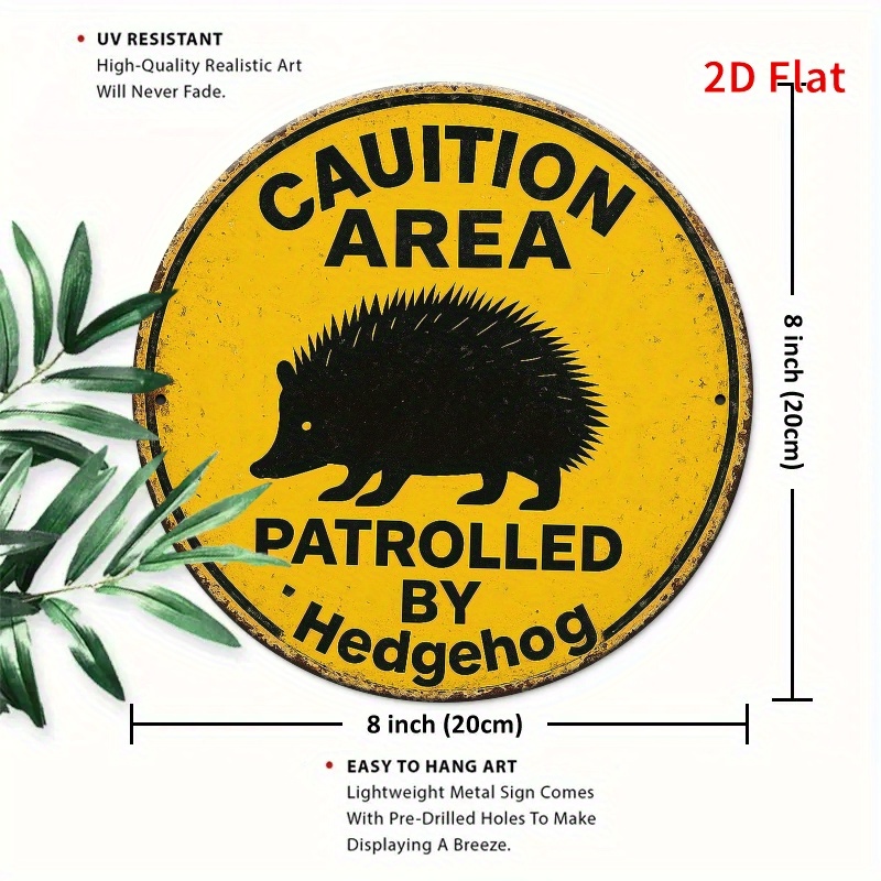 Vintage Rustic Hedgehog Patrol - Home Office Ideas recension och pris