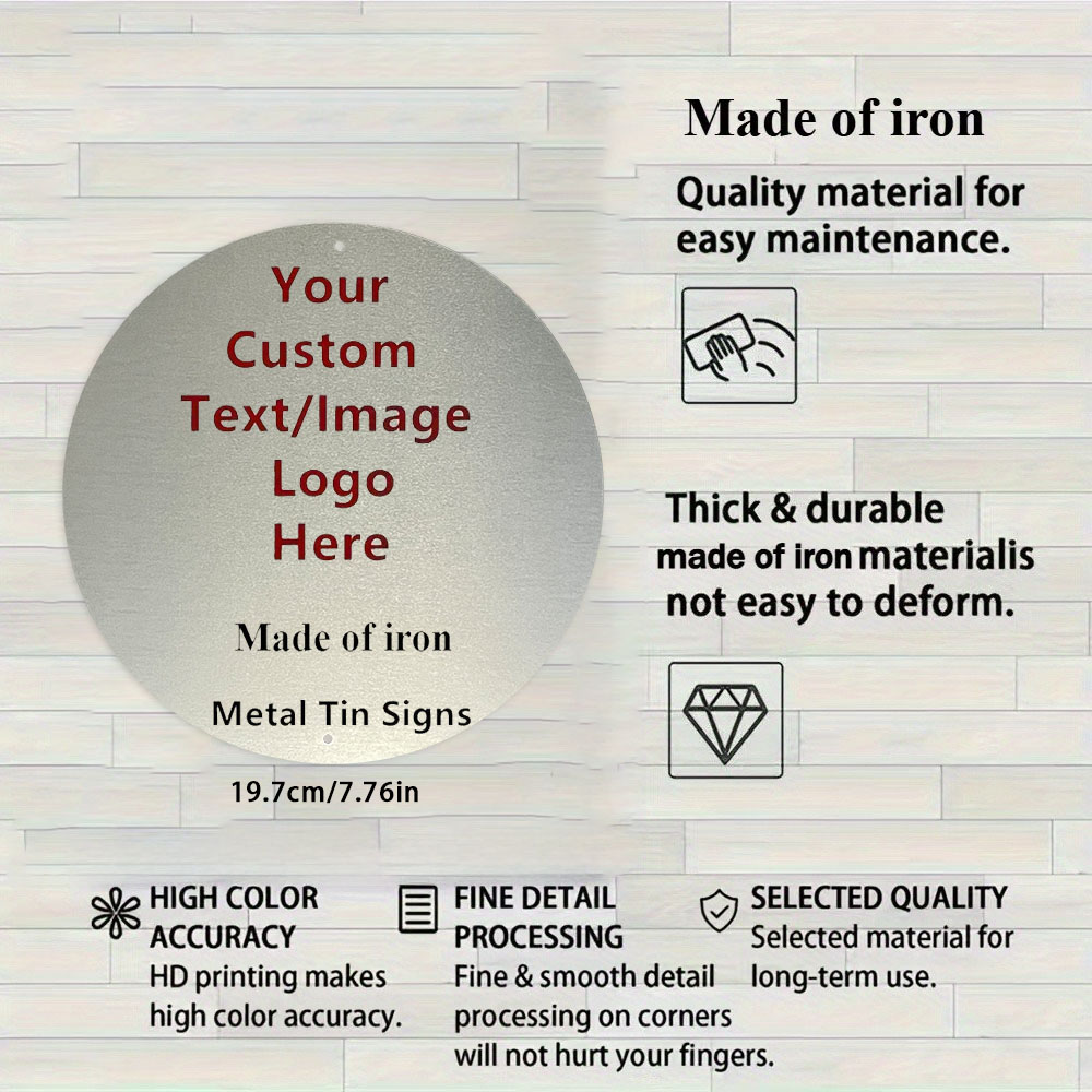 Custom Photo/Text Aluminum Sig - Home Office Logo recension och pris