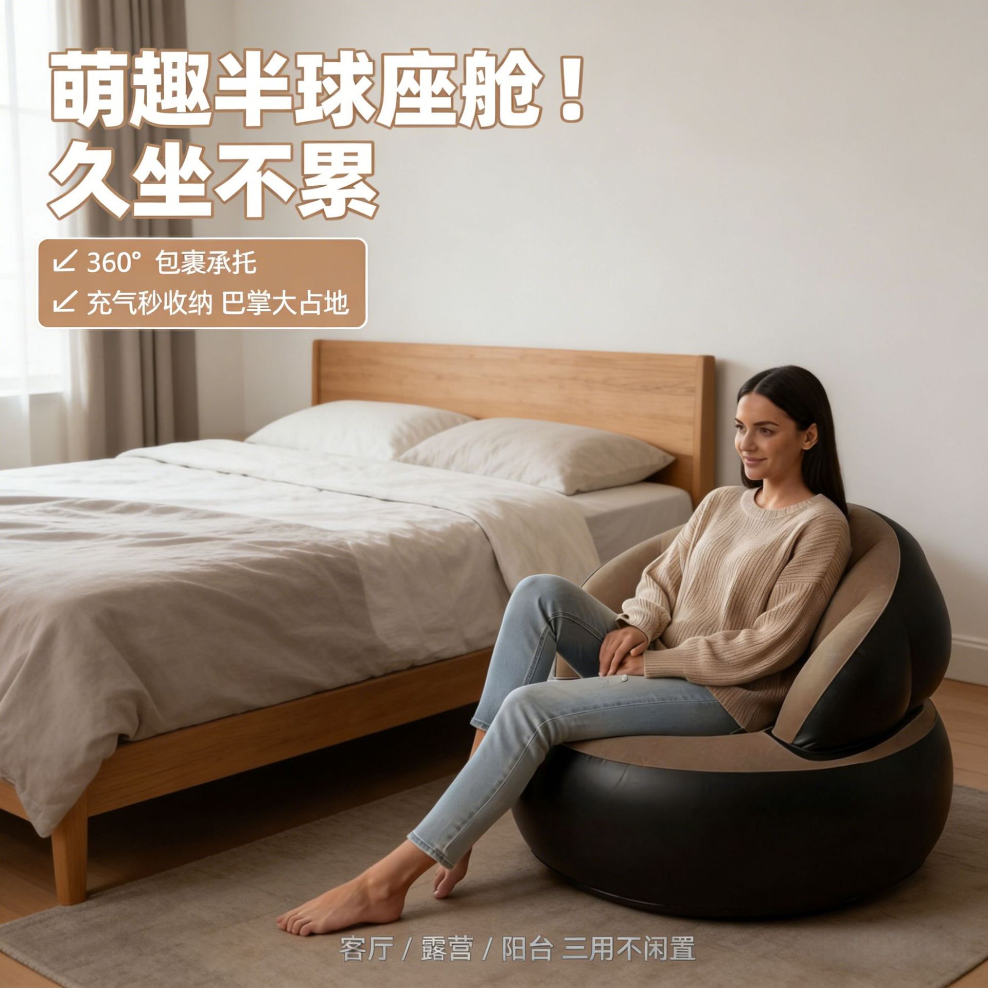 Cross-border inflatable single - Home Office Furniture recension och pris