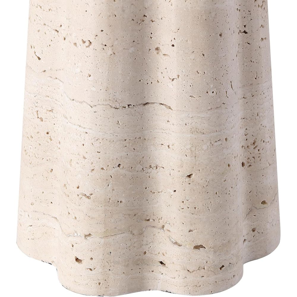 25-inch Travertine/White Table - Home Office Desk recension och pris