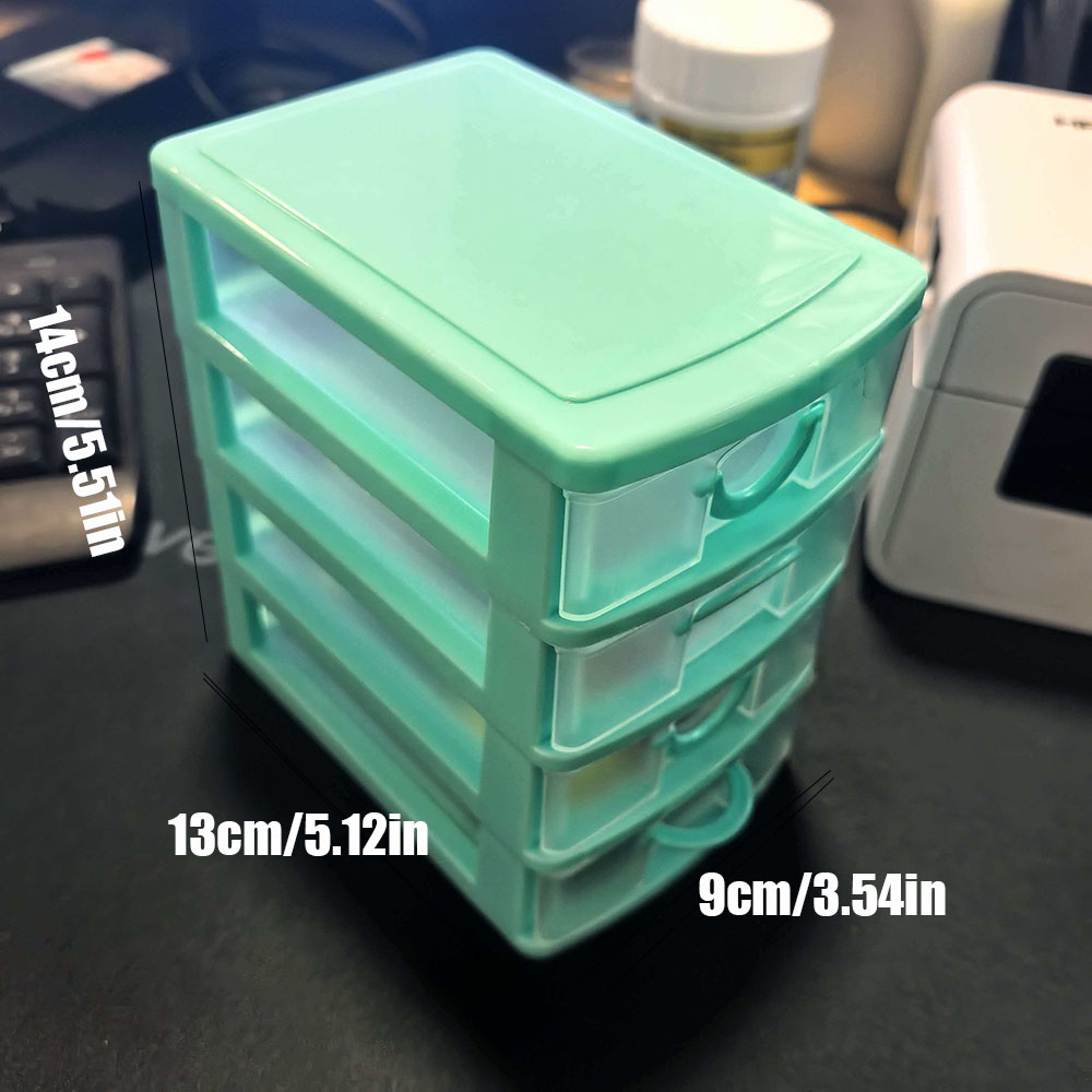 Four-Layer Drawer-Style Jewelr - Home Office Desk With Drawers recension och pris