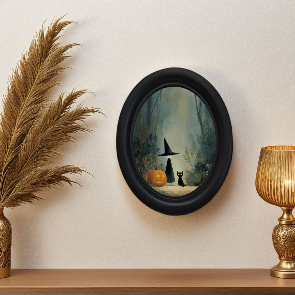 A 3D Vintage Halloween Witch a - Home Office Furniture recension och pris