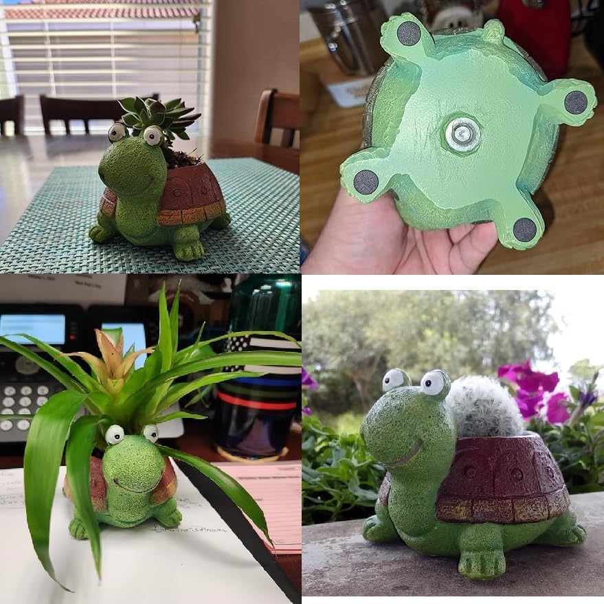 Cute Turtle Planter Succulent  - Plant Desk Mini recension och pris