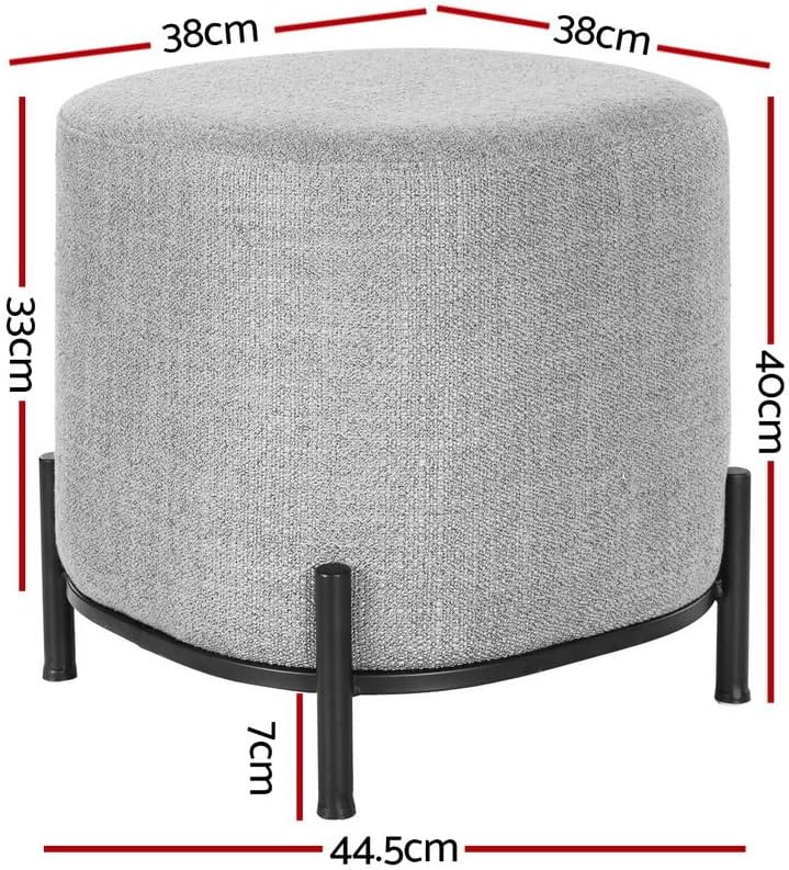 **/Ottoman, Round Footstool Lo - Home Office Furniture recension och pris