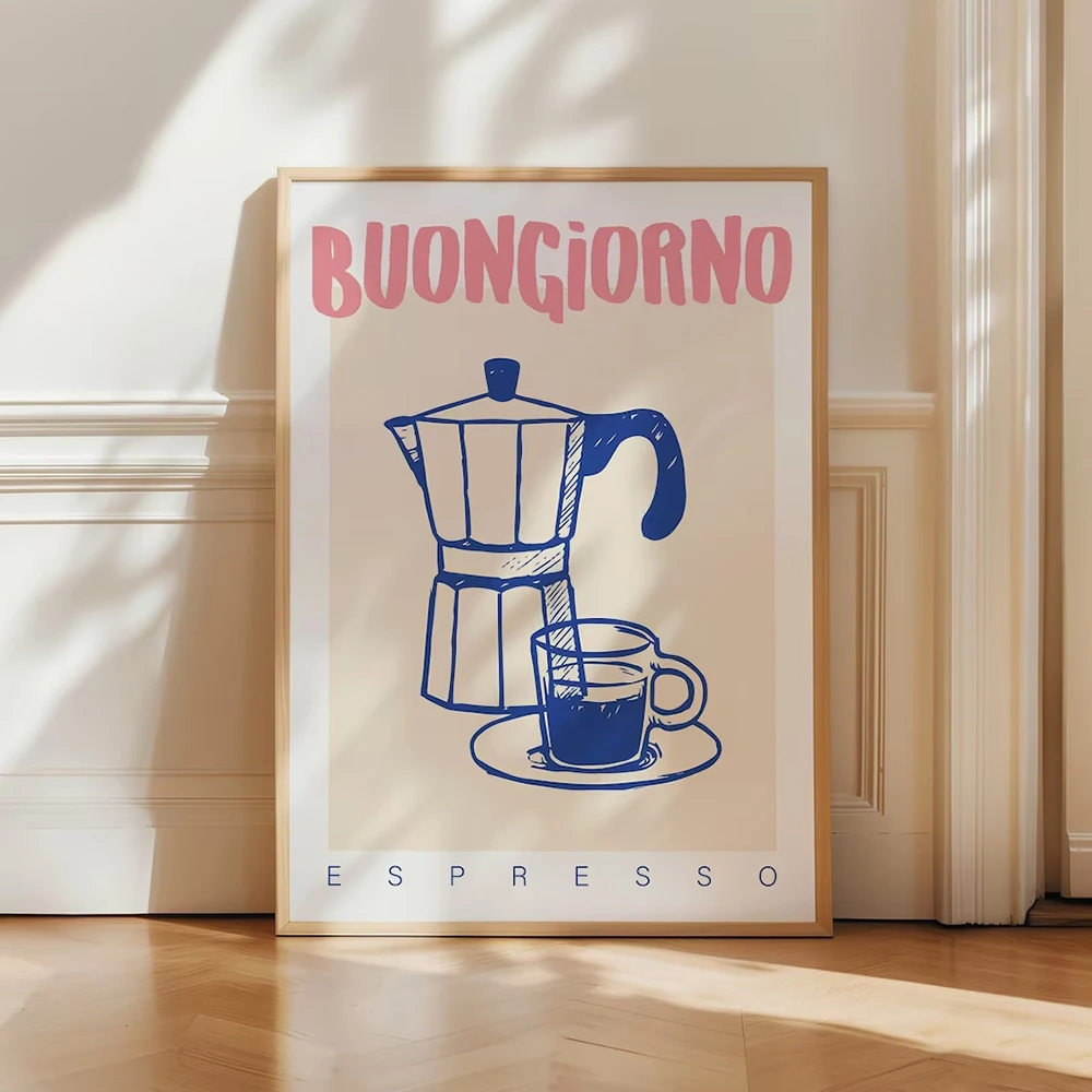 Modern Coffee Espresso Wall Ar - Home Office Ideas recension och pris