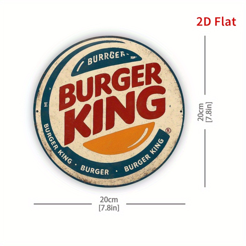 Burger King Retro wooden logo  - Home Office Logo recension och pris