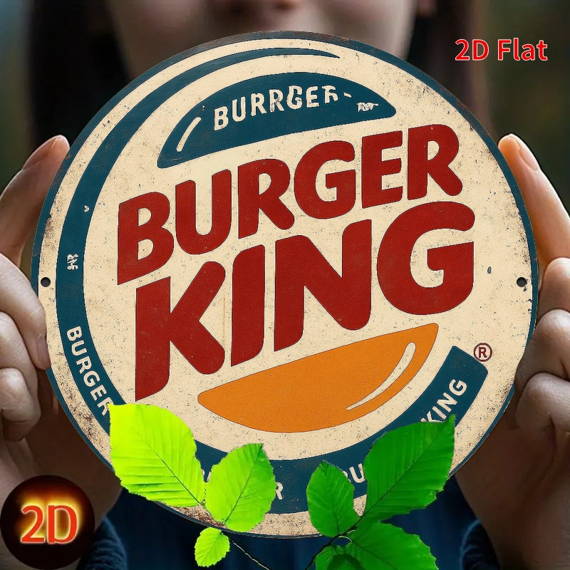Burger King Retro wooden logo  - Home Office Logo recension och pris