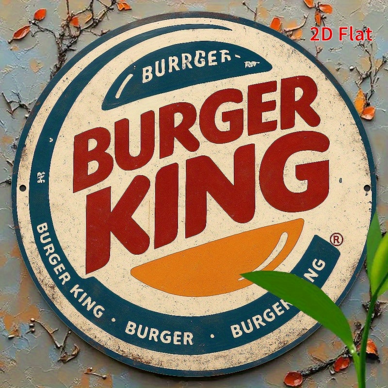 Burger King Retro wooden logo  - Home Office Logo recension och pris