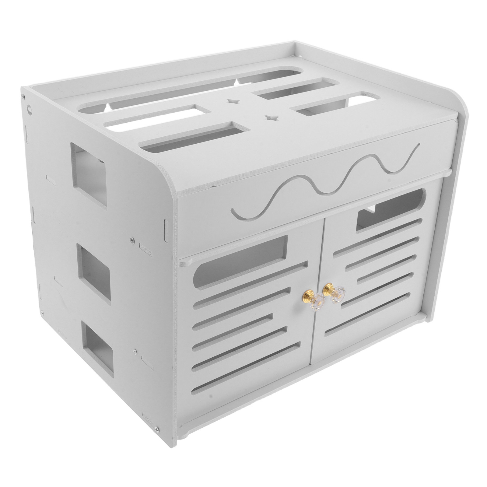 3-Layer WiFi Router Storage Bo - Cable Management Box recension och pris