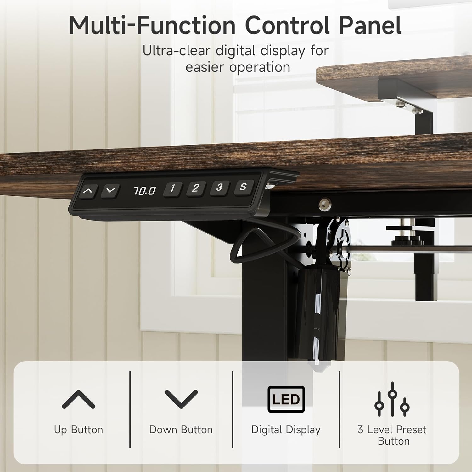 63 x 24 Inches Electric Standi - Standing Desk Electric recension och pris