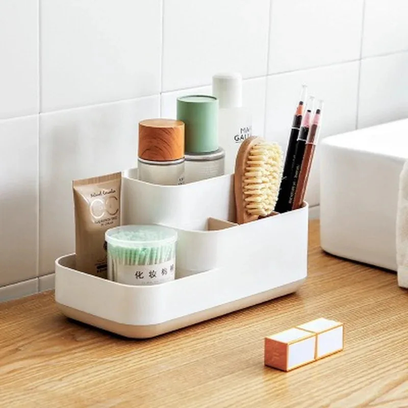 All-in-One Makeup Storage Box  - Home Office Desk With Drawers recension och pris
