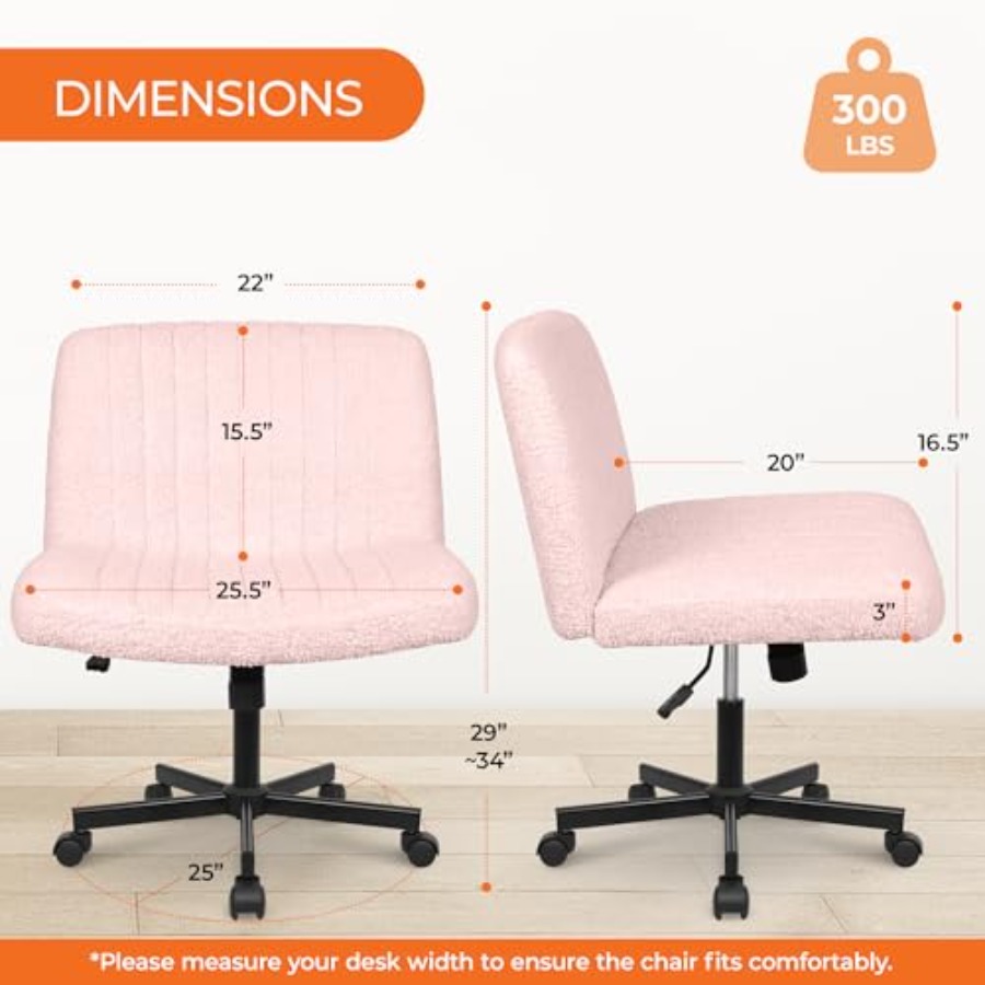 Criss Cross Chair with Wheels  - Home Office Desk recension och pris