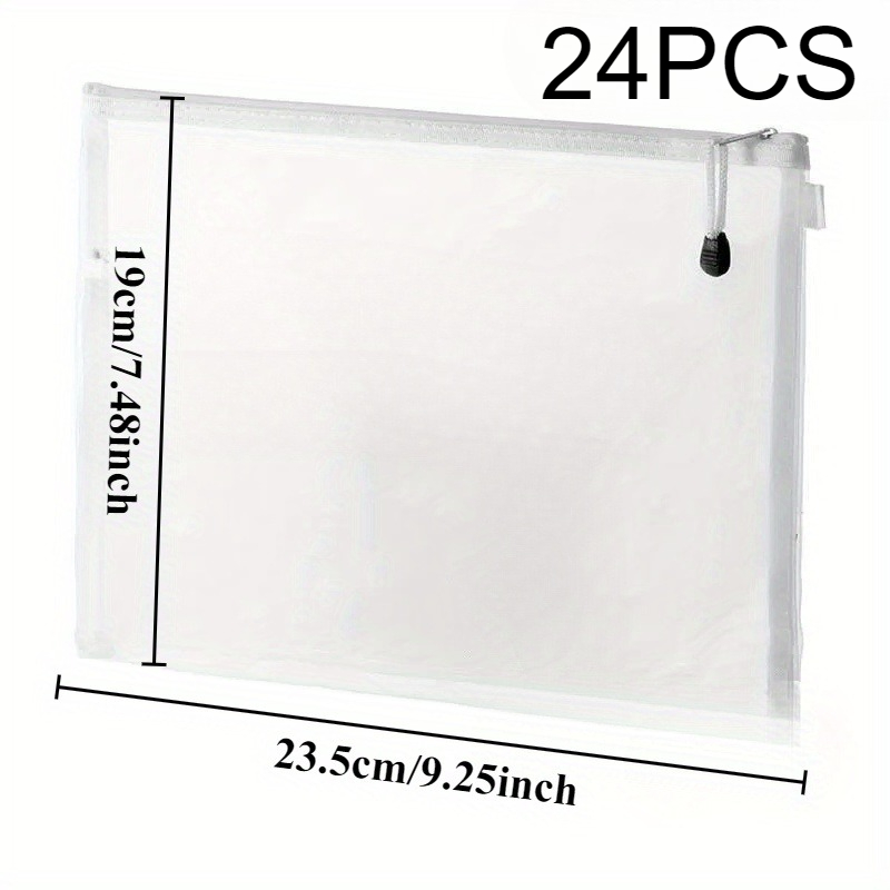 24pcs of Spacious Zippered Bre - Home Office Travel Document recension och pris