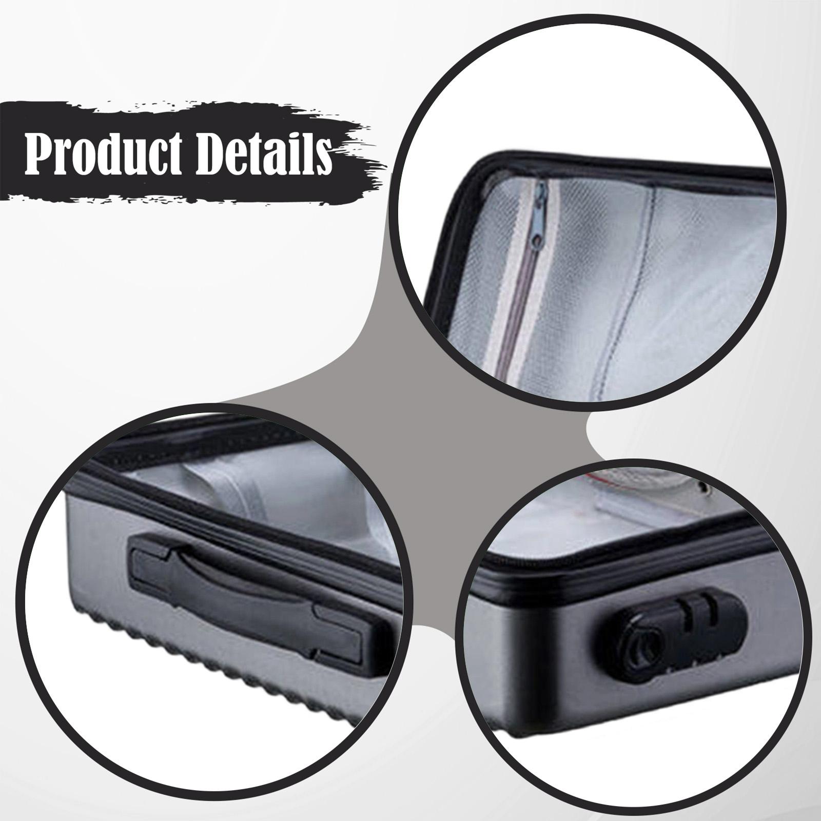 Fireproof Document Box Briefca - Home Office Travel Document recension och pris