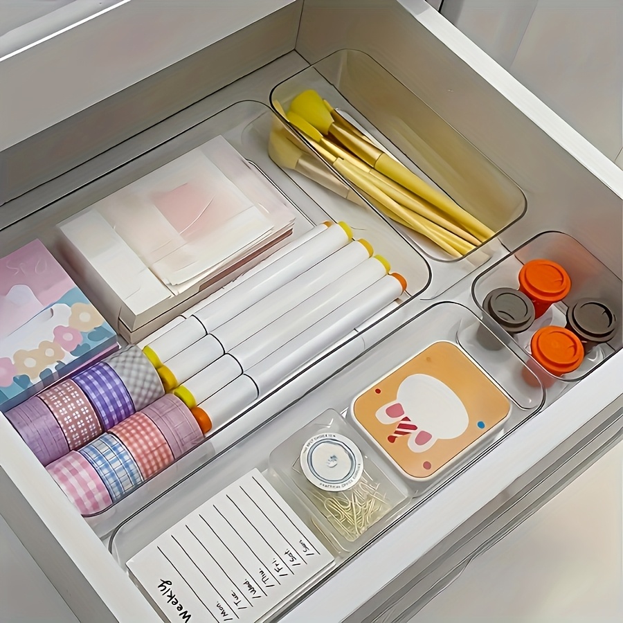 Cosmetic and Stationery Storag - Home Office Desk With Drawers recension och pris