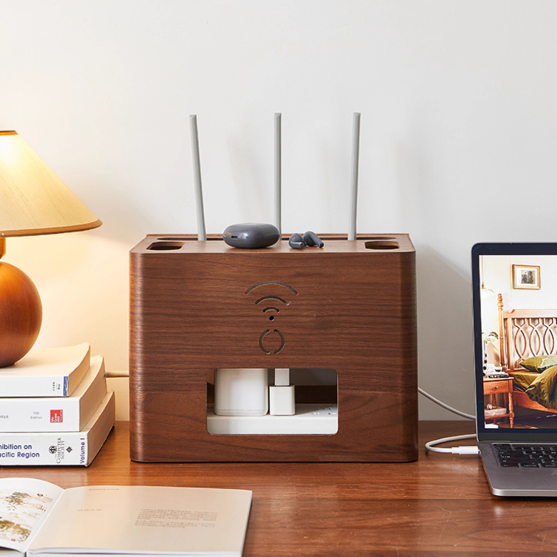 Upscale WiFi Router Storage Bo - Cable Management Box recension och pris