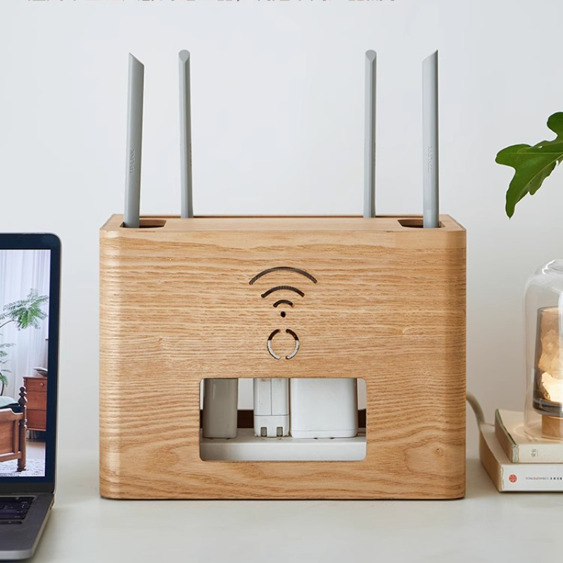 Upscale WiFi Router Storage Bo - Cable Management Box recension och pris