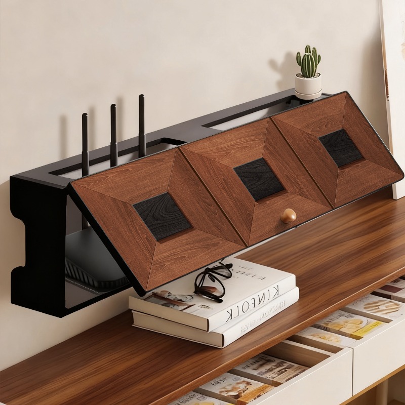 WiFi Router Organizer Box with - Cable Management Box recension och pris