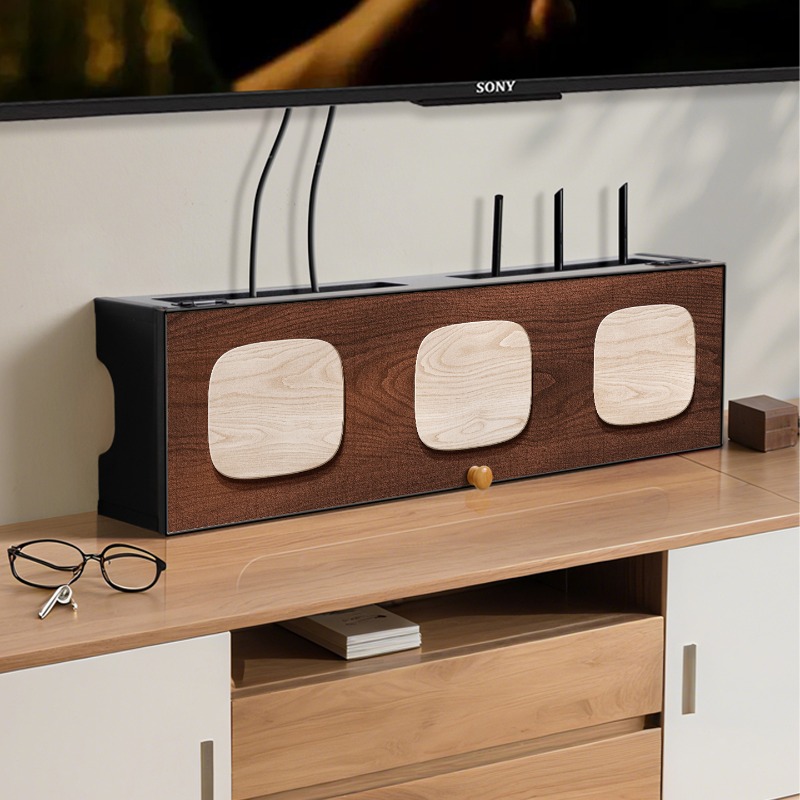 WiFi Router Organizer Box with - Cable Management Box recension och pris