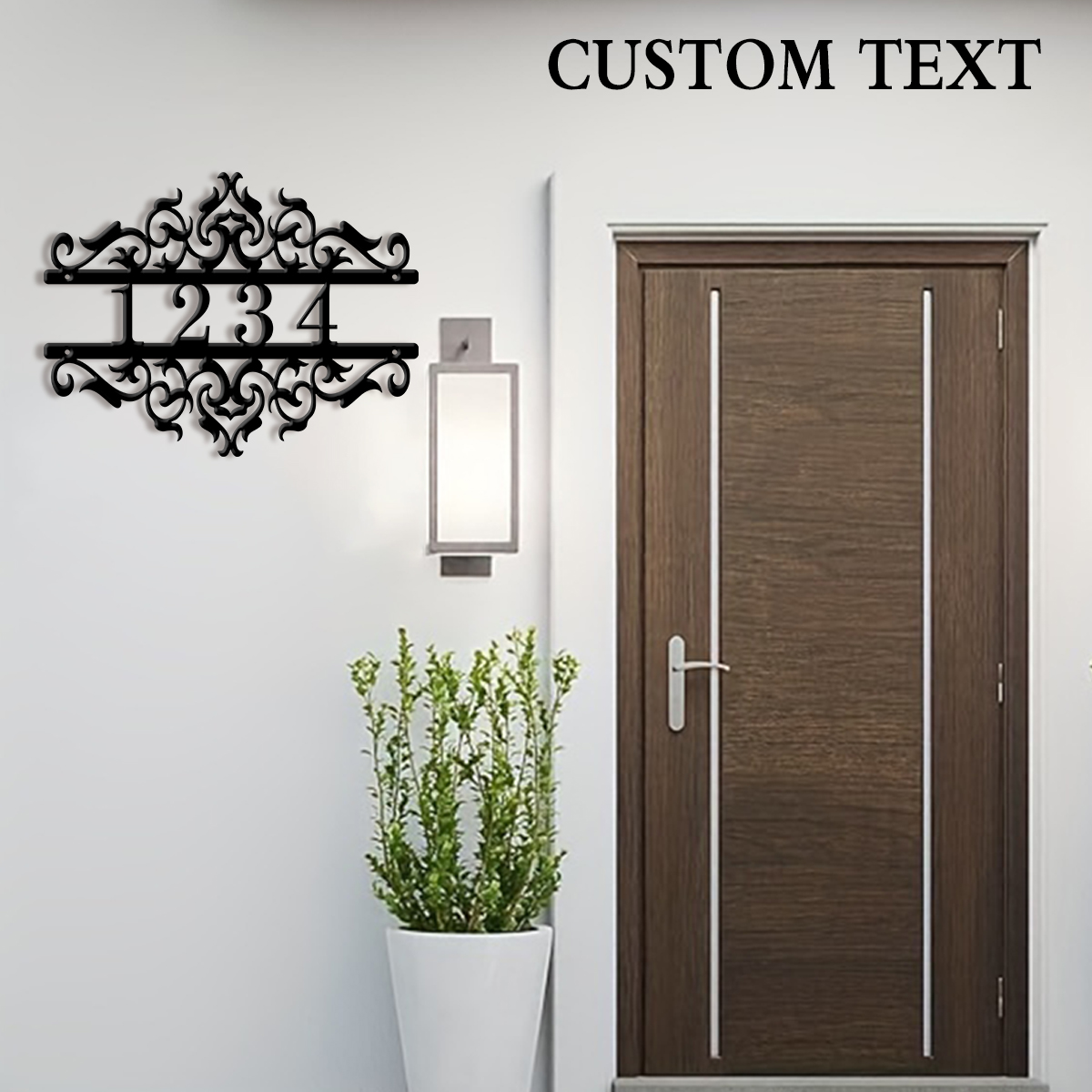 1Pc Custom heart Metal Door St - Home Office Windows recension och pris