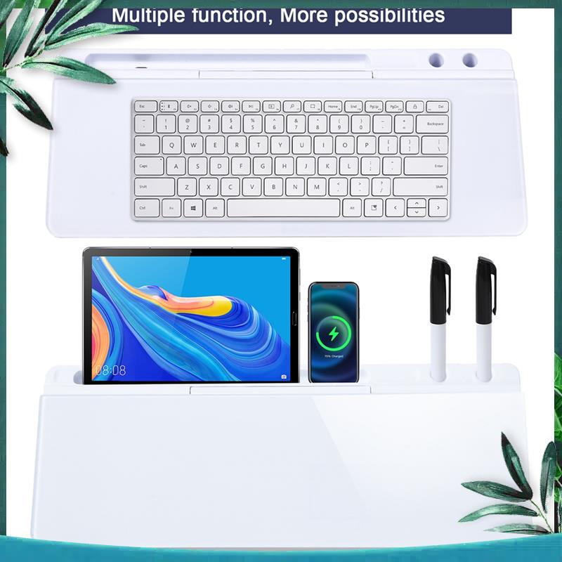 (NEW) Whiteboard Weekly White  - Home Office Desk With Drawers recension och pris