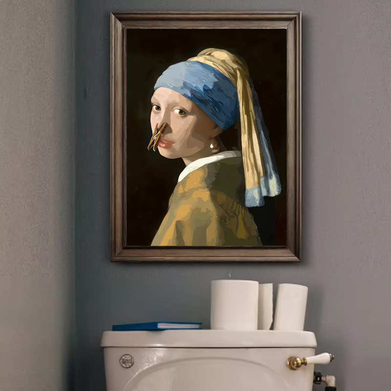 1pc Funny Abstract Bathroom To - Home Office Furniture recension och pris