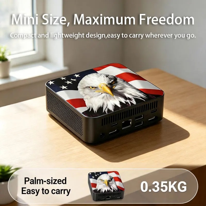 New 2026 USA Canada Flag Mini  - Home Office Windows recension och pris
