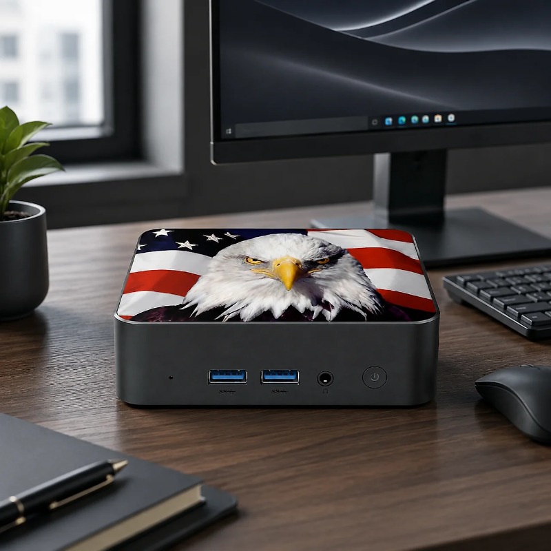 New 2026 USA Canada Flag Mini  - Home Office Windows recension och pris