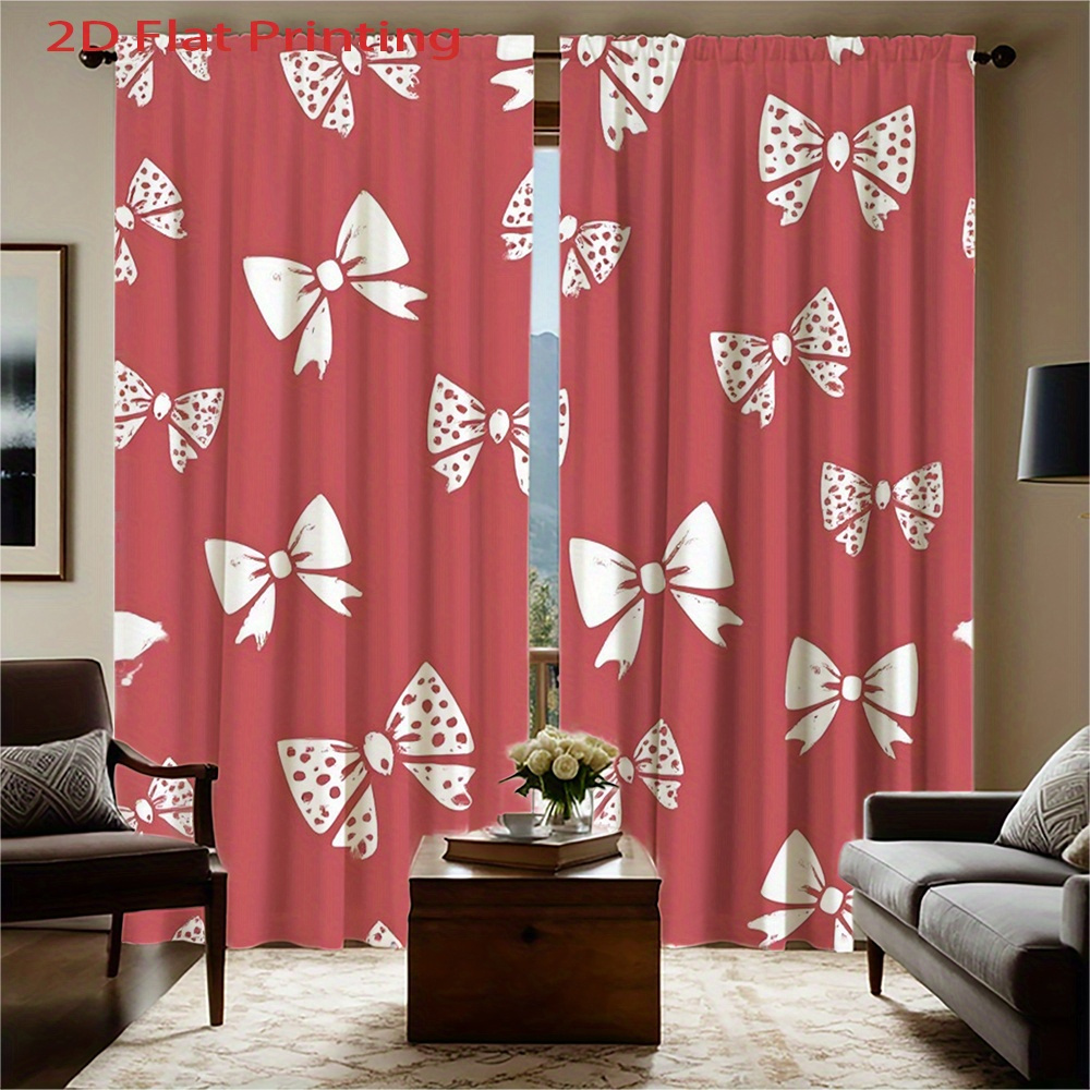 2pcs, 2D Flat Printing Curtain - Home Office Of Amazon recension och pris