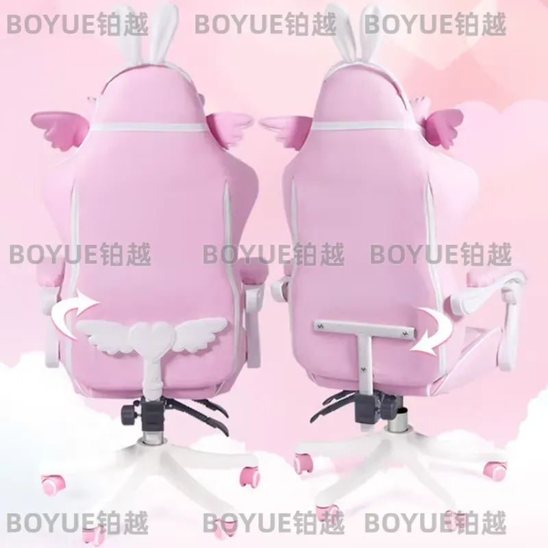 Pink Gaming Chair Ergonomic Sw - Home Office Desk recension och pris