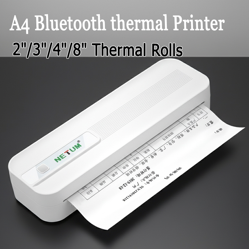 Portable A4 Thermal Printer In - Home Office Travel Document recension och pris