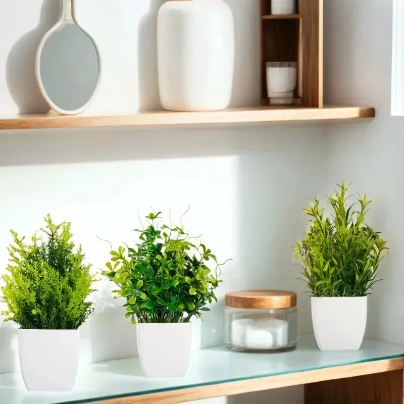 Lifelike Artificial Potted Pla - Plant Desk Mini recension och pris